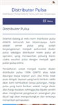 Mobile Screenshot of distributorpulsa.net